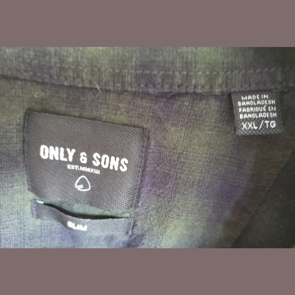 Only & Sons Slim Fit Long Sleeve Button Down - Picture 4 of 7